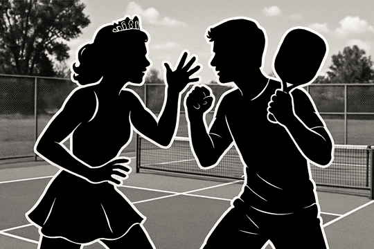 Hoa hậu Vbiz và mỹ nam ẩu đả ngay trên sân pickleball