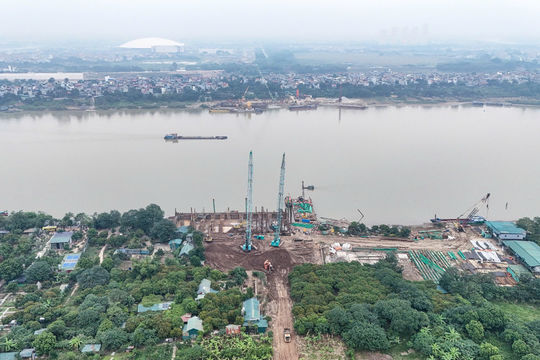 Dự án cầu Tứ Liên 20.171 tỷ đồng chậm tiến độ do vướng mặt bằng