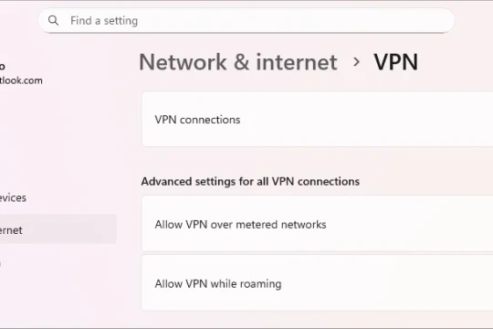 Cách thiết lập và quản lý kết nối VPN trên Windows 11