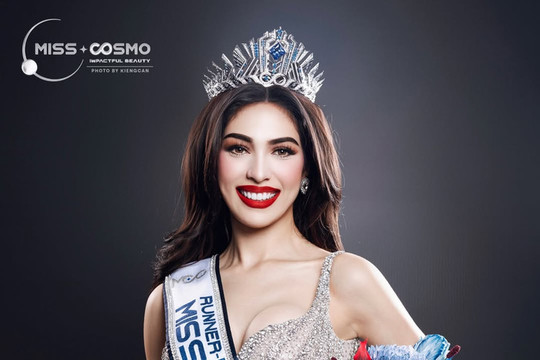 Á hậu Miss Cosmo 2025 lên tiếng về tin đồn bỏ danh hiệu