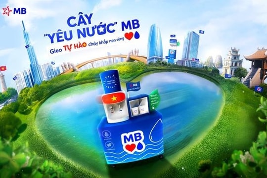 “Cây Yêu Nước” phủ xanh hơn 300 chi nhánh MB: Gieo tự hào chảy khắp non sông