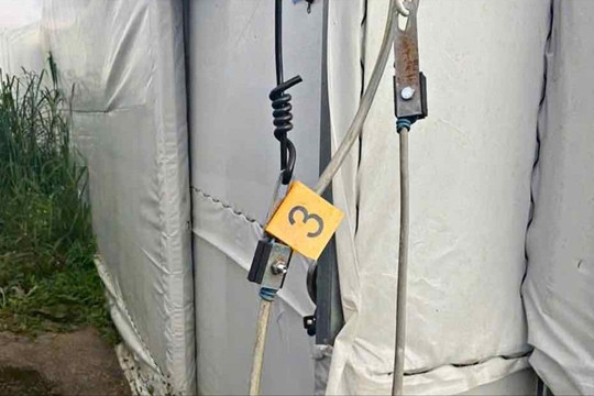 Tạm giữ 2 đối tượng cắt trộm dây điện của doanh nghiệp ở Lạc Dương