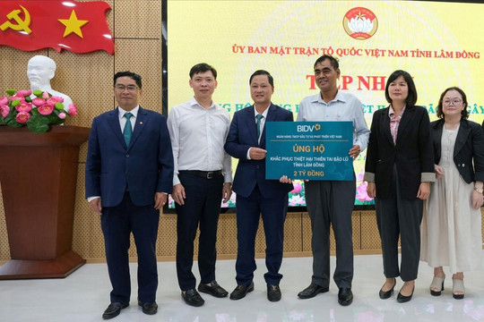 Lâm Đồng tiếp nhận 3,5 tỷ đồng ủng hộ người dân vùng bão lũ