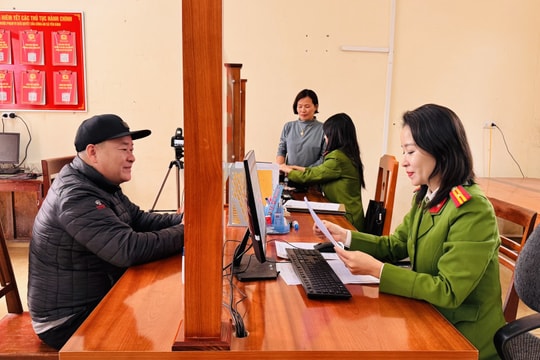 Công an xã Yên Bình, Lào Cai nâng cao hiệu quả phục vụ nhân dân