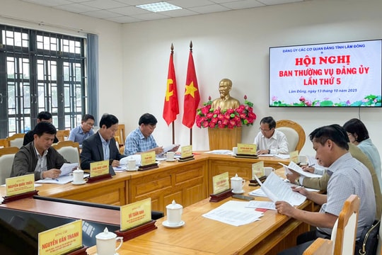 Nâng cao chất lượng sinh hoạt chi bộ trong Ðảng bộ các cơ quan Ðảng tỉnh