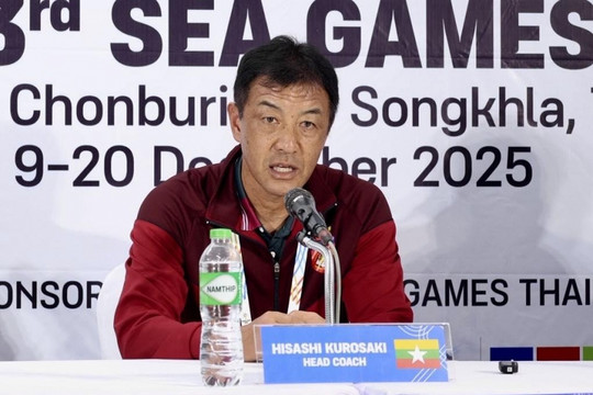 SEA Games 33: U22 Myanmar sa thải HLV Hisashi Kurosaki