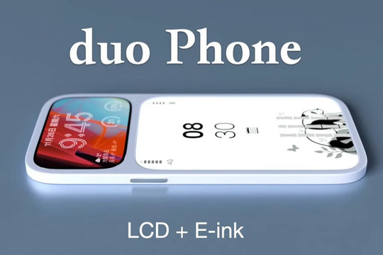 Concept Pixel Duo: Sự kết hợp độc đáo giữa LCD và màn hình E-ink