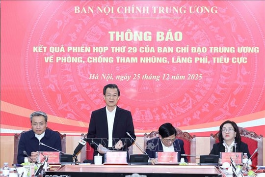 Quyết liệt hơn, hiệu quả hơn, bền vững hơn trong phòng, chống tham nhũng, lãng phí, tiêu cực