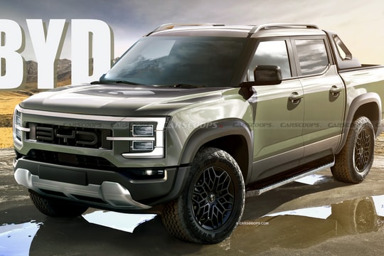 BYD lộ diện mẫu bán tải mới sử dụng công nghệ hybrid DM 5.0