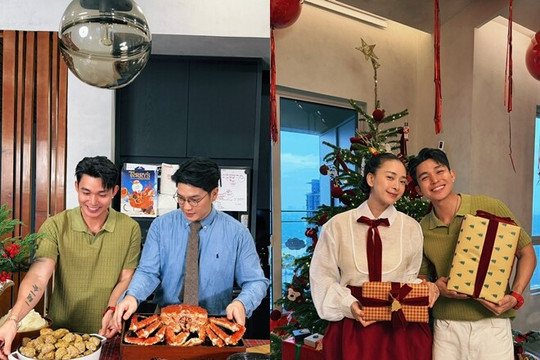 Jun Phạm hé lộ diện mạo con gái Ngô Thanh Vân dịp Giáng sinh