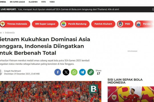 CĐV Thái Lan thừa nhận Việt Nam thống trị bóng đá Đông Nam Á