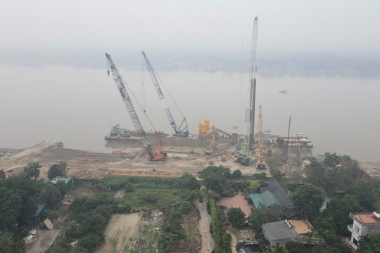 Dự án cầu Tứ Liên 20.000 tỷ đồng đối mặt áp lực tiến độ