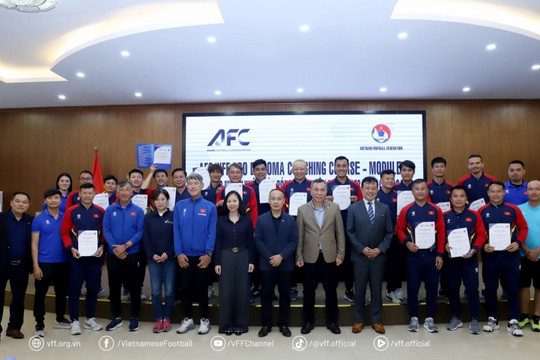 VFF áp dụng quy chuẩn mới của AFC về bằng cấp huấn luyện viên
