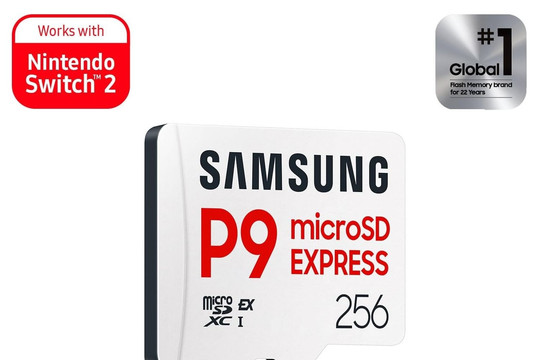 Thẻ nhớ Samsung P9 microSD Express giảm giá 40% cho Nintendo Switch 2
