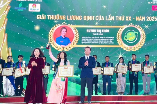 Lam Dong Representative Honored with the 2025 Luong Dinh Cua Award