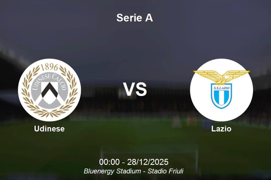 Nhận định Udinese vs Lazio - Serie A