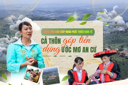 Khi cả thôn cùng góp tiền dựng ước mơ an cư