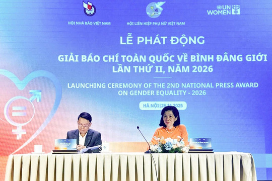 Khởi động Giải Báo chí toàn quốc về Bình đẳng giới lần thứ II, năm 2026
