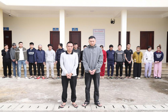 Công an Hà Tĩnh triệt phá đường dây lừa đảo 120 tỷ đồng xuyên quốc gia