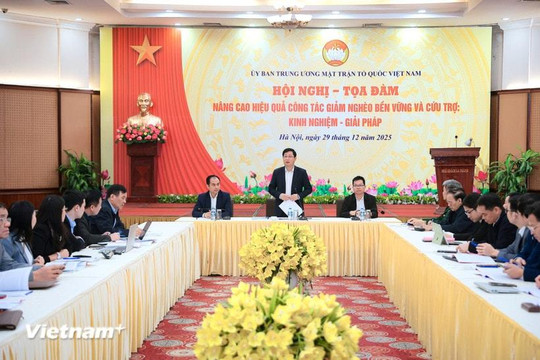 Bàn giải pháp nâng cao hiệu quả công tác cứu trợ và giảm nghèo bền vững