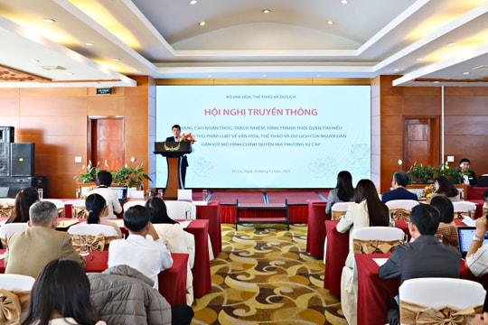 Lâm Đồng đẩy mạnh tuyên truyền pháp luật văn hóa, thể thao, du lịch