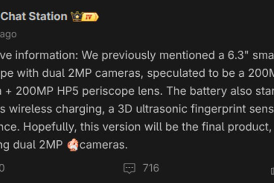 Cận cảnh cấu hình OPPO Find X9s: Đột phá với hai camera 200MP và pin 7000 mAh