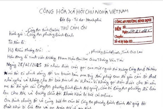Gia Lai: Kịp thời giải cứu nam sinh viên bị lừa đảo bắt cóc online tống tiền 300 triệu
