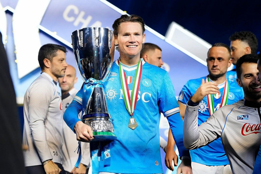 Scott McTominay cân nhắc rời Napoli: Cơ hội tái hợp Ngoại hạng Anh sau mùa giải Scudetto