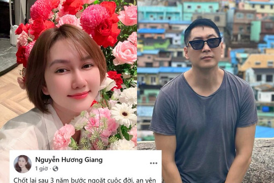 Diễn viên Hương Giang chính thức công khai diện mạo ông xã hơn 11 tuổi