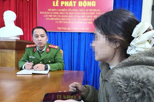 Tuyên Quang: Công an xã Giáp Trung kịp thời ngăn chặn vụ lừa đảo giả danh cán bộ qua điện thoại