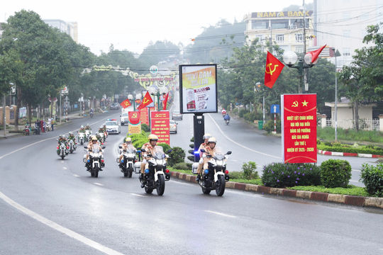 Lam Dong Traffic Police are proactive in ensuring traffic safety during the New Year