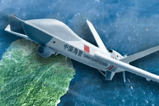 UAV Wing Loong II xuất hiện tại eo biển Đài Loan và loạt chuyển động quân sự quốc tế
