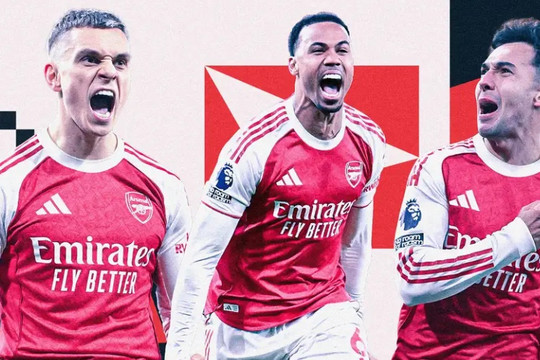 Arsenal hủy diệt Aston Villa 4-1: Lời khẳng định đanh thép cho ngôi vương