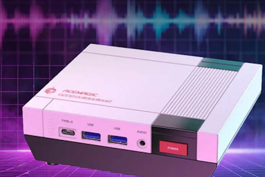 Acemagic Retro X5: Mini PC ngoại hình NES huyền thoại tích hợp chip AMD Ryzen AI 9 HX