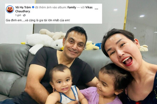 Võ Hạ Trâm khoe gia tài lớn nhất năm 2026 bên chồng Ấn Độ và hai con
