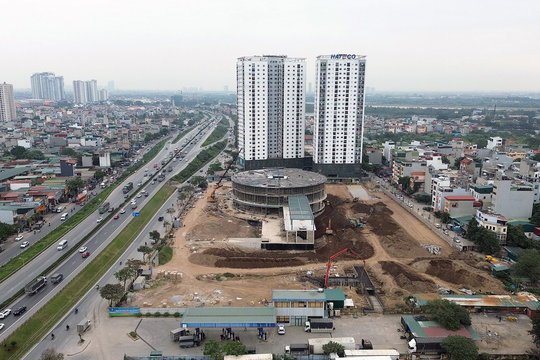 Bến xe khách Yên Sở trên đường Vành đai 3: Tiến độ và công nghệ hiện đại