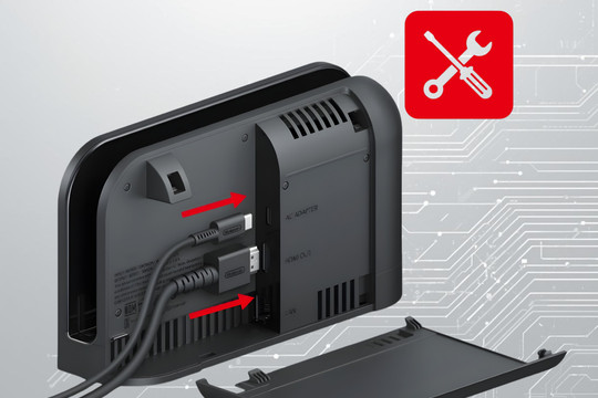 Nintendo Switch 2 nhận bản cập nhật 21.1.0 sửa lỗi cổng Ethernet trên dock sạc
