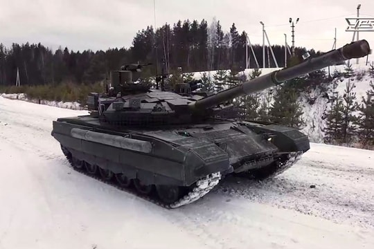 Xe tăng T-90M Nga tích hợp hệ thống Arena-M có khả năng đánh chặn UAV