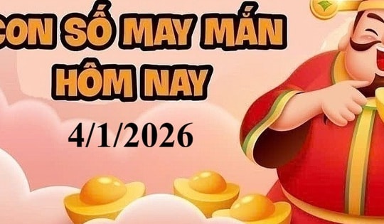 Con số may mắn hôm nay ngày 4/1/2026: Gợi ý tài lộc cho 12 con giáp và cung hoàng đạo