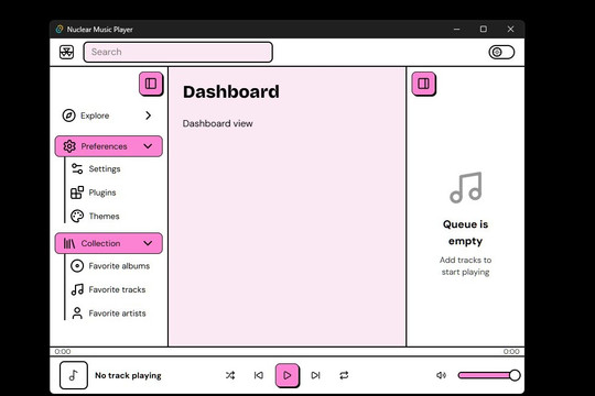 Nuclear Music Player: Trình nghe nhạc mã nguồn mở ra mắt phiên bản thử nghiệm mới