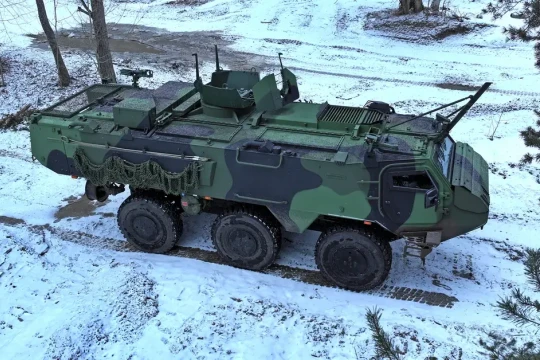 NATO triển khai thiết giáp 6x6 Patria CAVS cho tác chiến vùng Bắc Cực