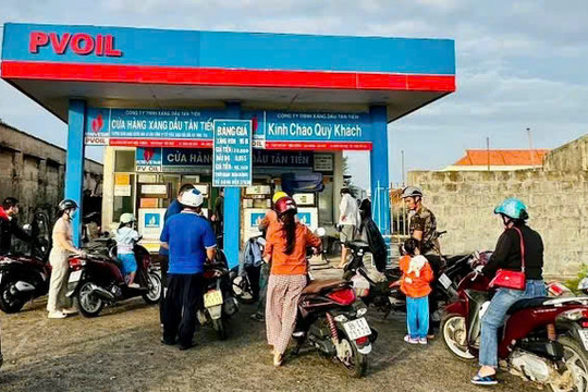 Sớm ổn định nguồn cung xăng dầu phục vụ người dân Đặc khu Phú Quý