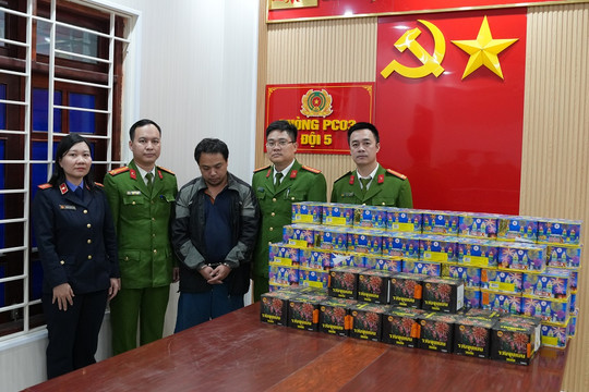 Công an tỉnh Nghệ An khởi tố 3 vụ án, thu giữ gần 350kg pháo nổ trái phép