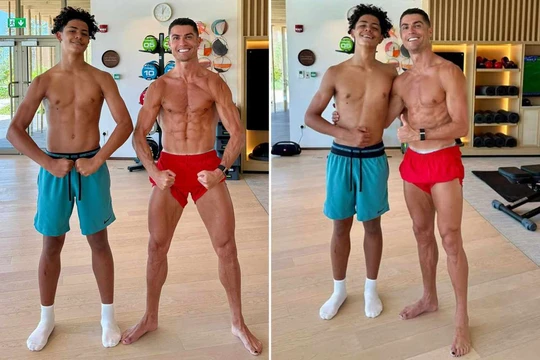 Cristiano Jr chạm mốc 1m83 ở tuổi 15: Bản thiết kế thể chất vượt trội so với Ronaldo