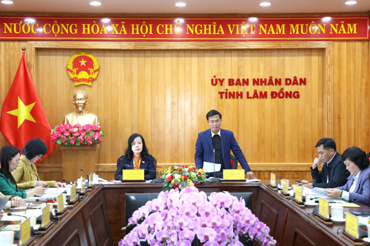 Đoàn khảo sát của Quốc hội làm việc với UBND tỉnh Lâm Đồng