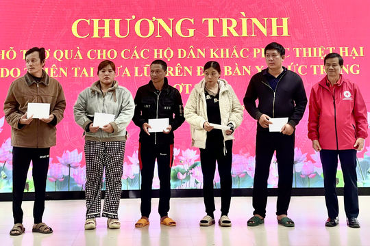 Hơn 640 triệu đồng hỗ trợ người dân bị ảnh hưởng thiên tai tại Đức Trọng
