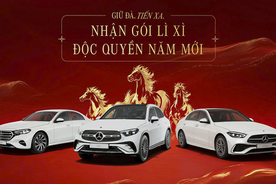 Mercedes-Benz Việt Nam ưu đãi hàng chục triệu đồng cho loạt xe dịp Tết 2026
