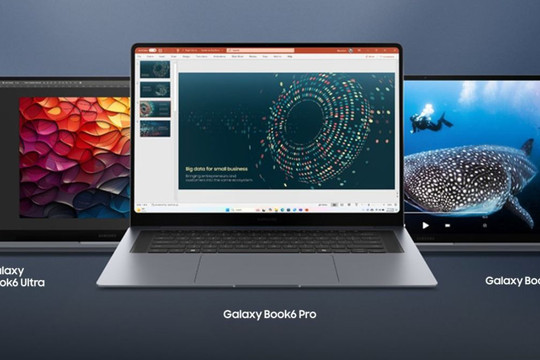 Cận cảnh Samsung Galaxy Book 6 Series: Chip Intel 18A mạnh mẽ và pin 30 giờ