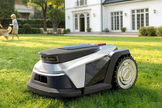 Robot cắt cỏ Litheli Skope 800 AI-Vision: Tự động nhận diện ranh giới không cần lắp dây bao