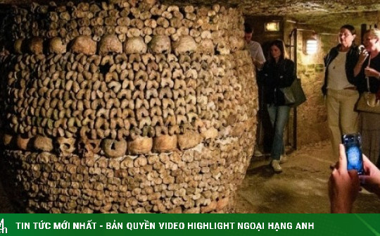 Hầm mộ Paris: Khám phá hệ thống hang động chứa 7.000 hài cốt dưới lòng đất